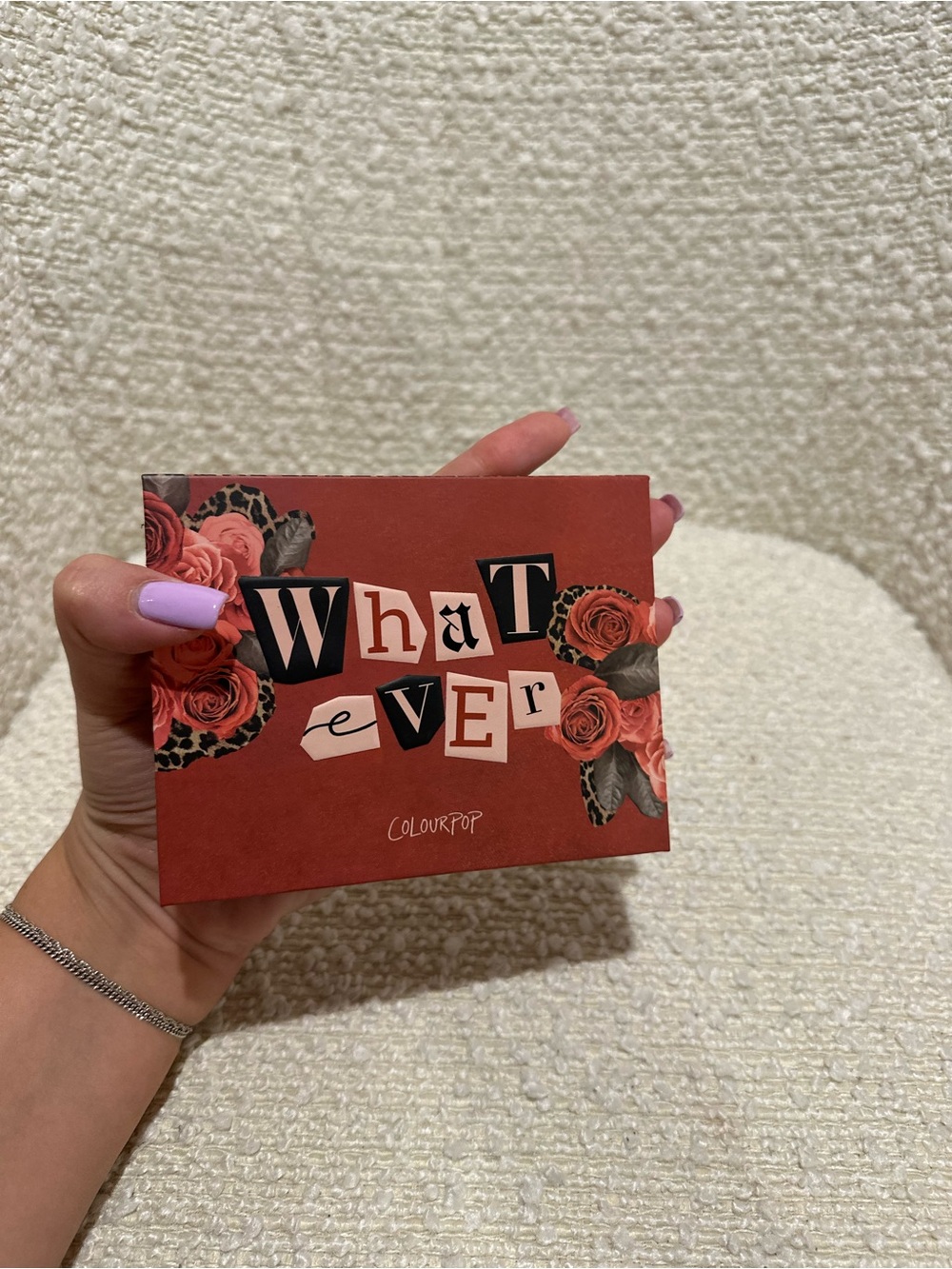 Colourpop Red Rose "Whatever" Decorative Wall Art